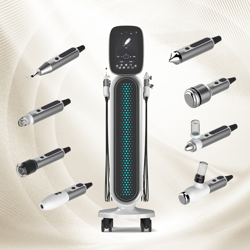 Smart Skin Rejuvenation Device 8-Probe Lifting & Dermal Detoxification System 99% Pore Cleansing