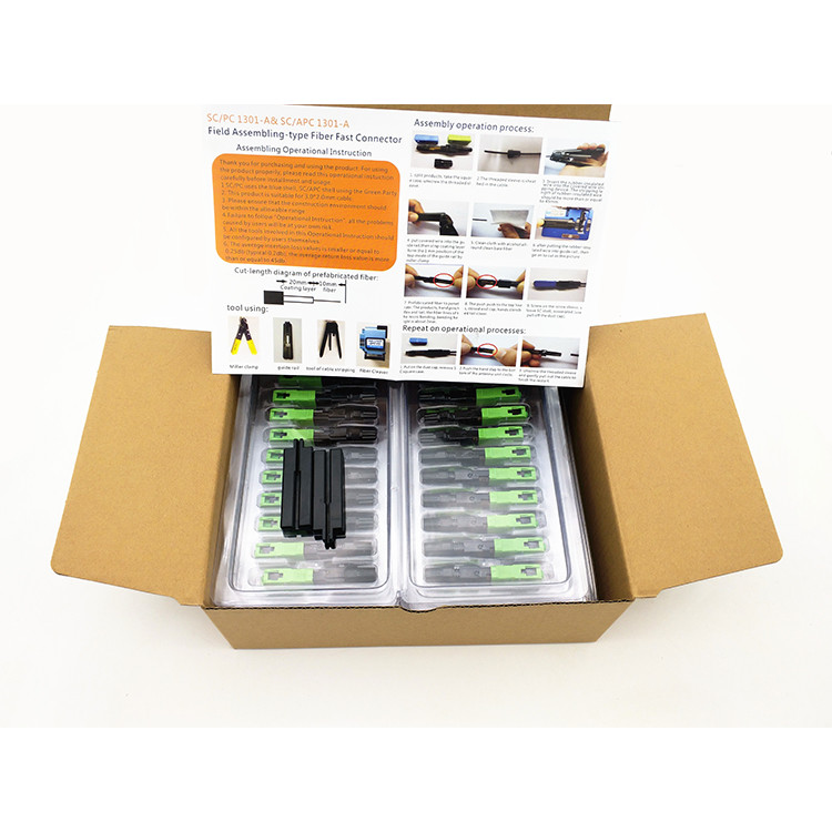 factory supply ftth fast connector SC/APC