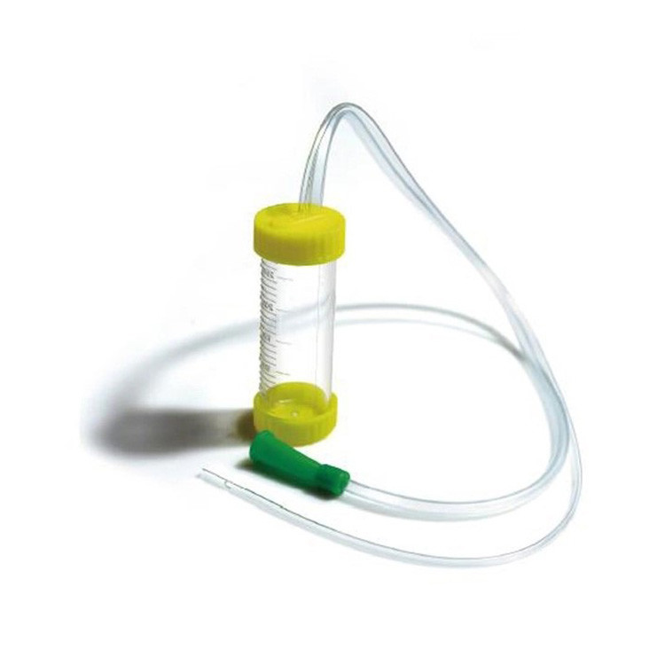 Disposable PVC Material 25Ml 40Ml Suction Catheter Mucus Extractor For Infant