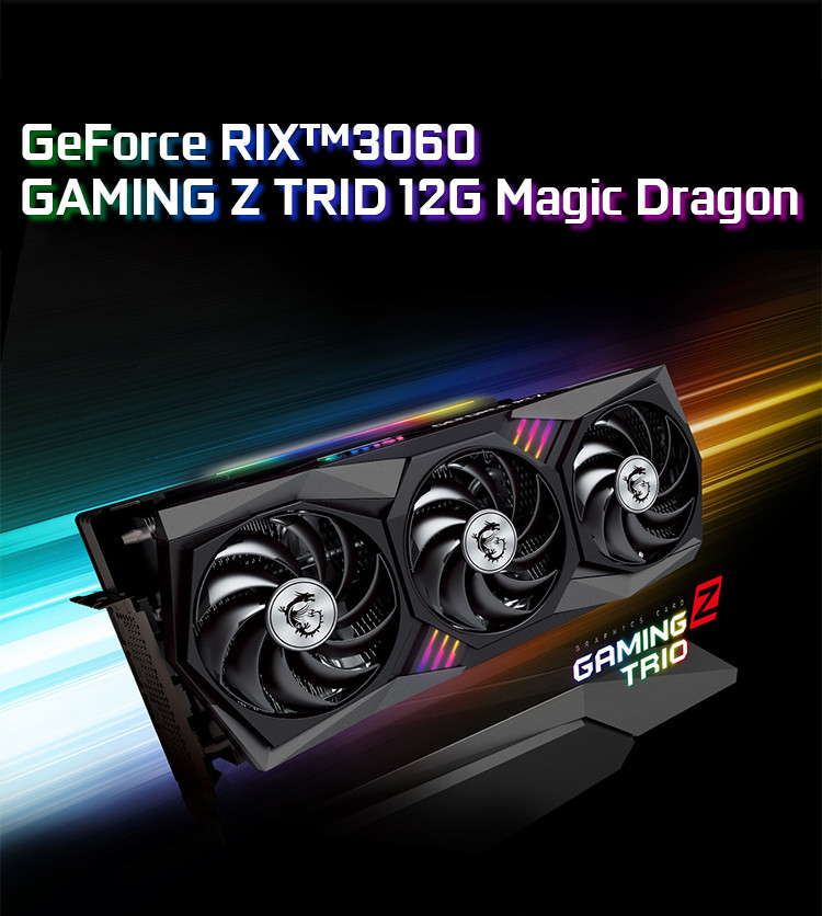 Magic Dragon Z GeForce RTX 3060 Graphics Card 12G Overclocking Edition Graphics Card