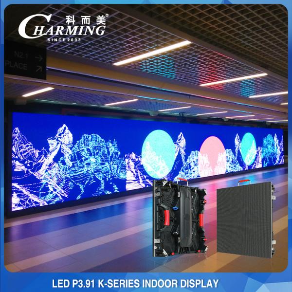 P3.91 Indoor Led Video Wall Display 500*500mm Die Casting Aluminum