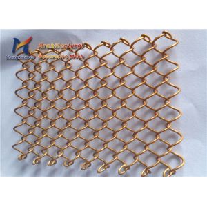 SS304 Architectural Chain Link Wire Mesh Screen 2.0mm 8mm