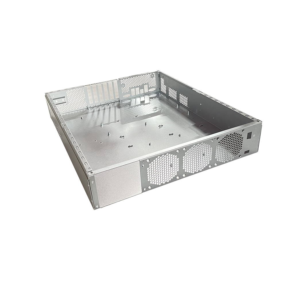 Cnc Cut Sheet Metal Bracket Manufacturer Milling Anodized Electronics Cover Housing