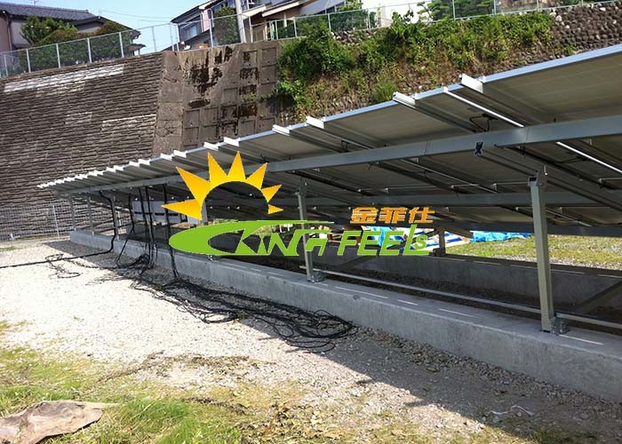  6000mm Engineered Anodized Solar Panel Racks Ground System Manufactures