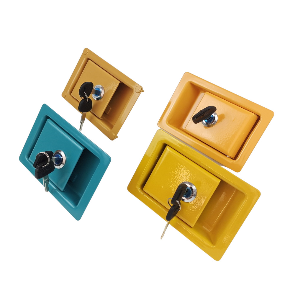 Excavator Hydraulic Pump Side Door Latch 11*17CM Side Cover Lock For KATO KOMATSU KOBLCO
