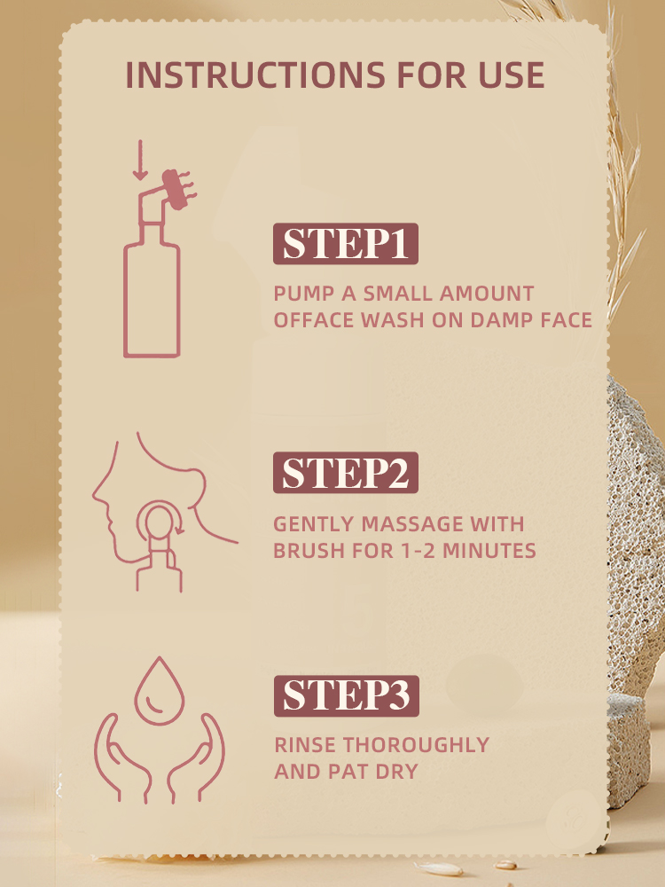 Private Label 5 in 1 Gentle Foaming Facial Cleanser Mousse Exfoliating Oil Control Makeup Remove Cleansing Mousse