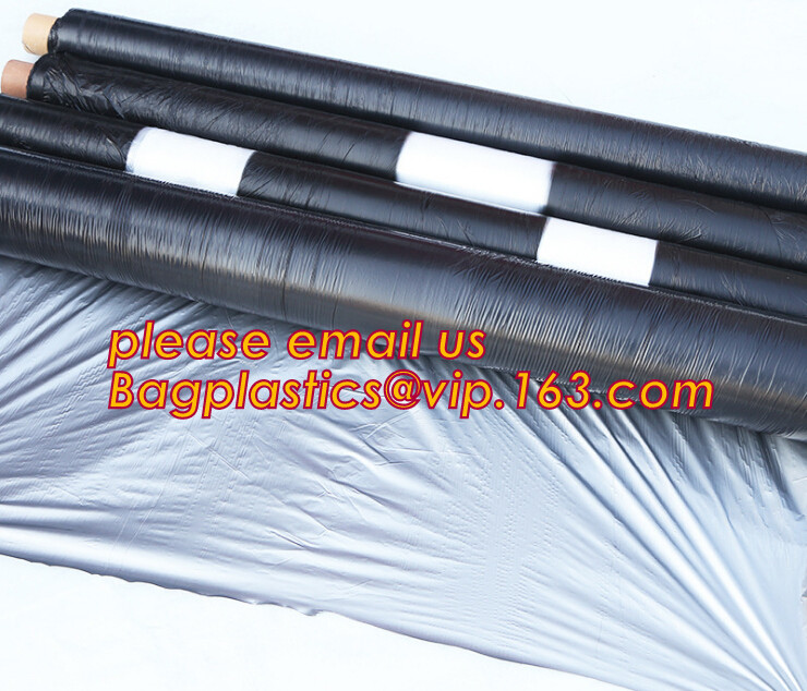 Transparent / Black / Silver / White color Plastic PE LDPE Agriculture Mulching Film,panda strawberry mulch film/black w
