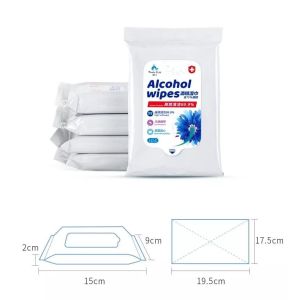 China 10pcs 75% Alcohol Wet Wipes Based Sterile Cleaning Hand Disinfectant on sale