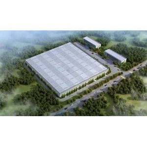 Prefab Steel Structure Workshop with Bridge Crane for Industrial Use