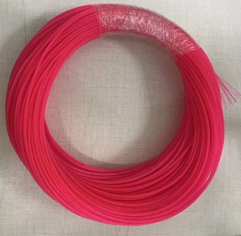 2MM PET Expandable Braided Sleeving High Tensile Strength For Fiber Optic Cable