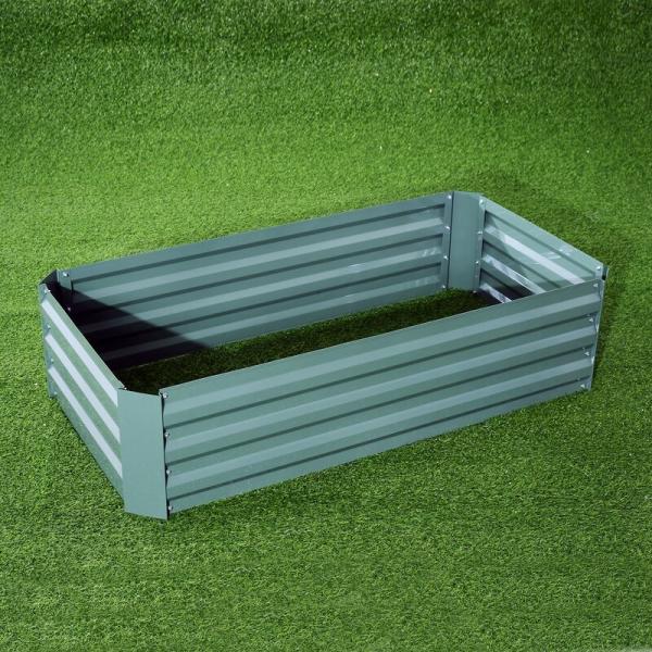 Metal Raised Garden Bed for Vegetables Large Planter Box Steel Gardening Kit