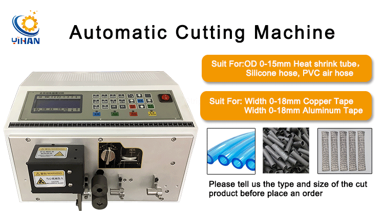 Precision Cutting Machine for Popular YH-C10 Heat Shrinkable and PVC Silicone Tubes