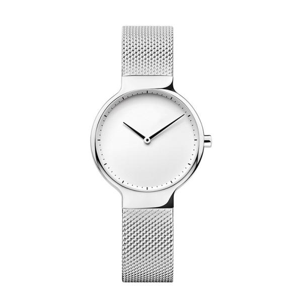 762 Movement Sliver Stainless Steel Swiss Watch , Ladies Bangle Watch Sapphire
