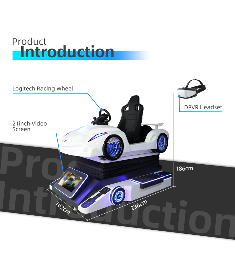 3D Real Car Driving Simulator 9D VR Park Game Machine F1 Racing Motion
