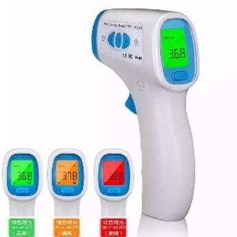 Medical Care Three Color Warning Non Contact IR Thermometer