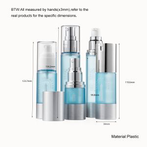 Modern Minimalism Airless Pump Bottles Bulk Customizable 5ml Capacity