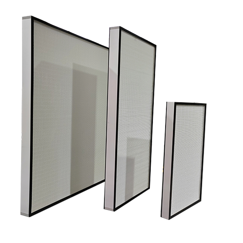 Smart Breathable Hepa High Density Air Filter Aluminum Frame High Flow Air Filters