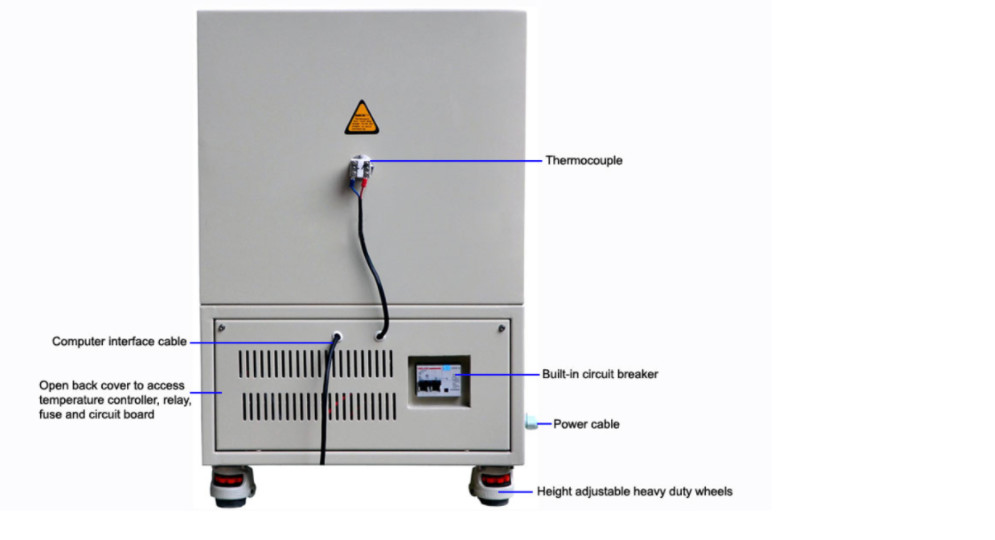 Low Energy Consumption High Temperature Laboratory 1800°C Muffle Furnace