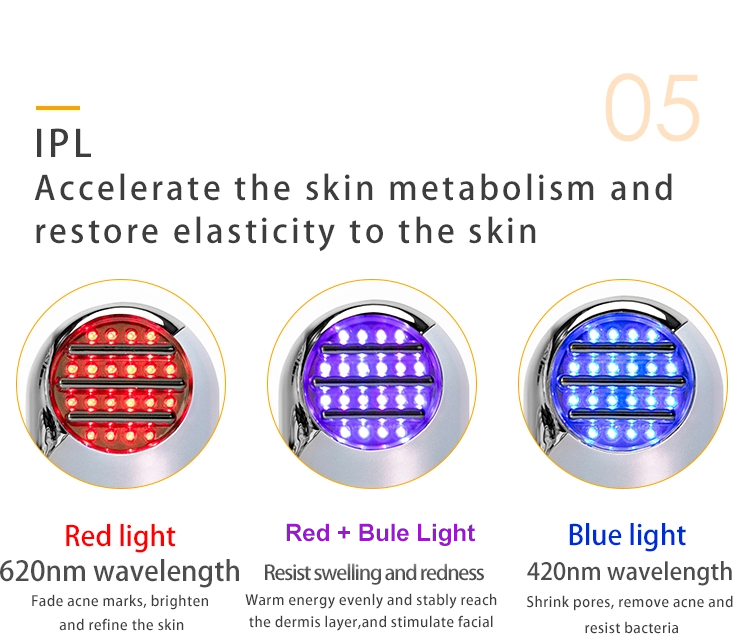 4 In 1 RF Face Lifting Skin Tightening Beauty Machine Galvanic Photon