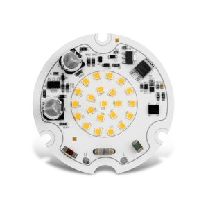 Flicker Free Round AC Led Module D100mm 120V Aluminum PCB For Ceiling Light