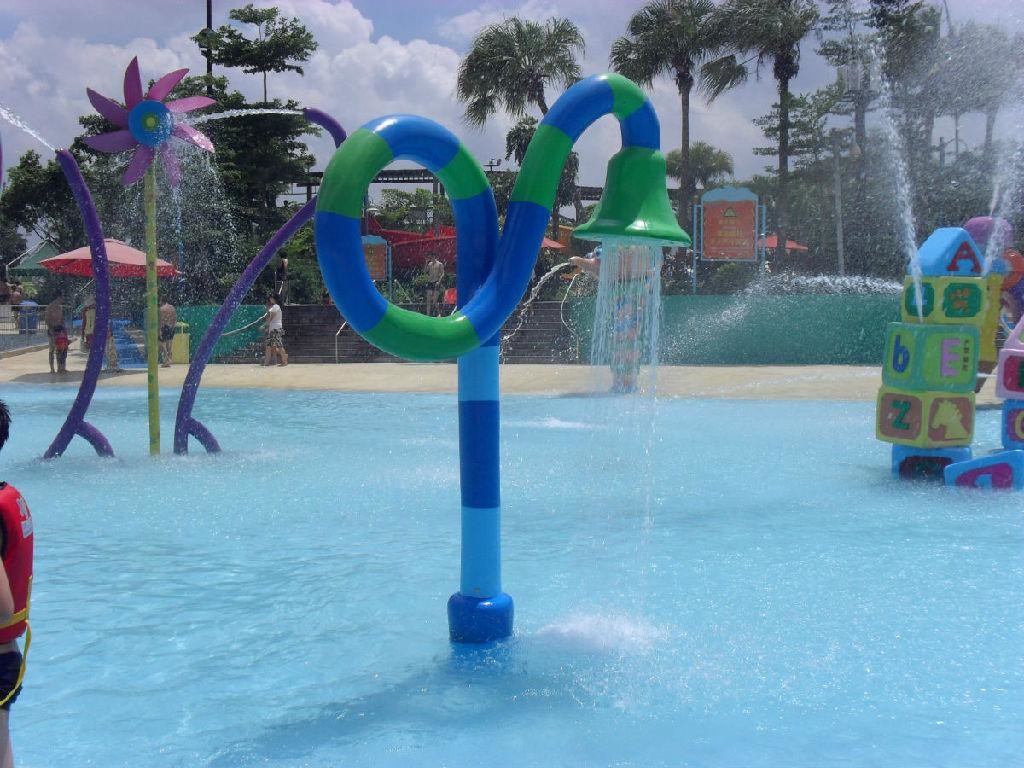 Funny Kids Amusement Water Splash Park / Outside Water Games