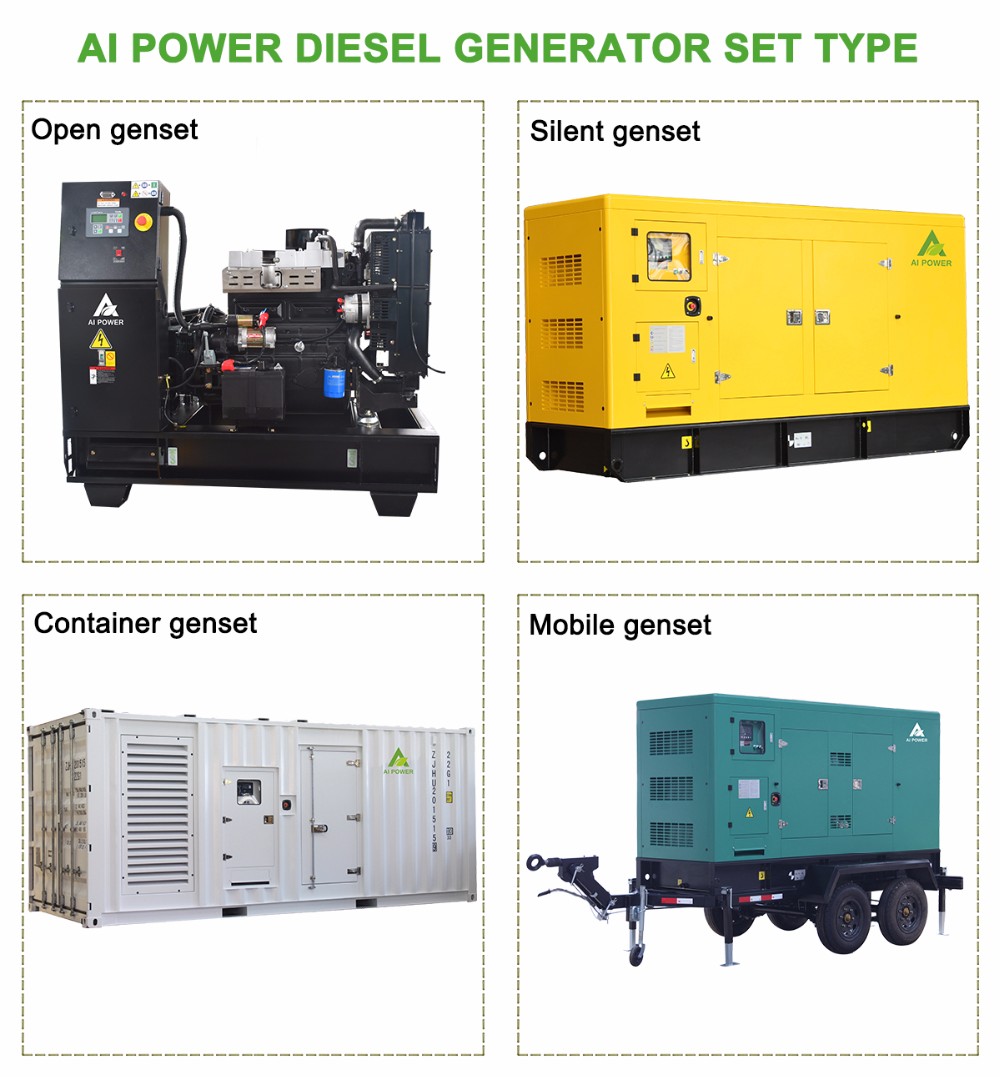 400 Kva 70kv Open Frame Generator YC4D120-D30 140A China Perkins Diesel Generator