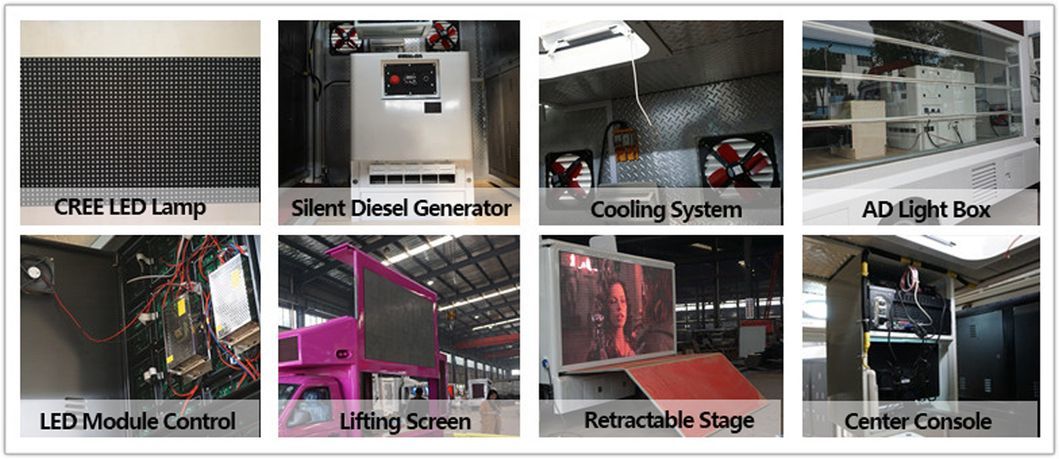 Forland LED Gasoline Advertising Mini Screen Stage Show Photon Truck