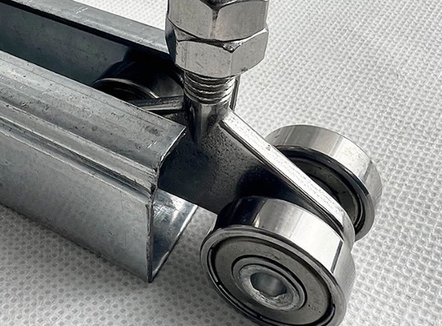Interior Temporary Folding Door Industrial Fold Door Slide Track