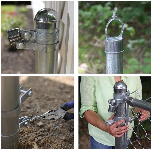 install chain link fence