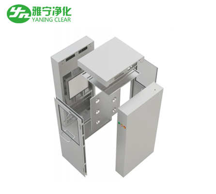 YANING Clean Room Equipment Air Shower Factory Supply Modular Intelligent Air Shower Room Stainless Steel Air Shower Nozzle