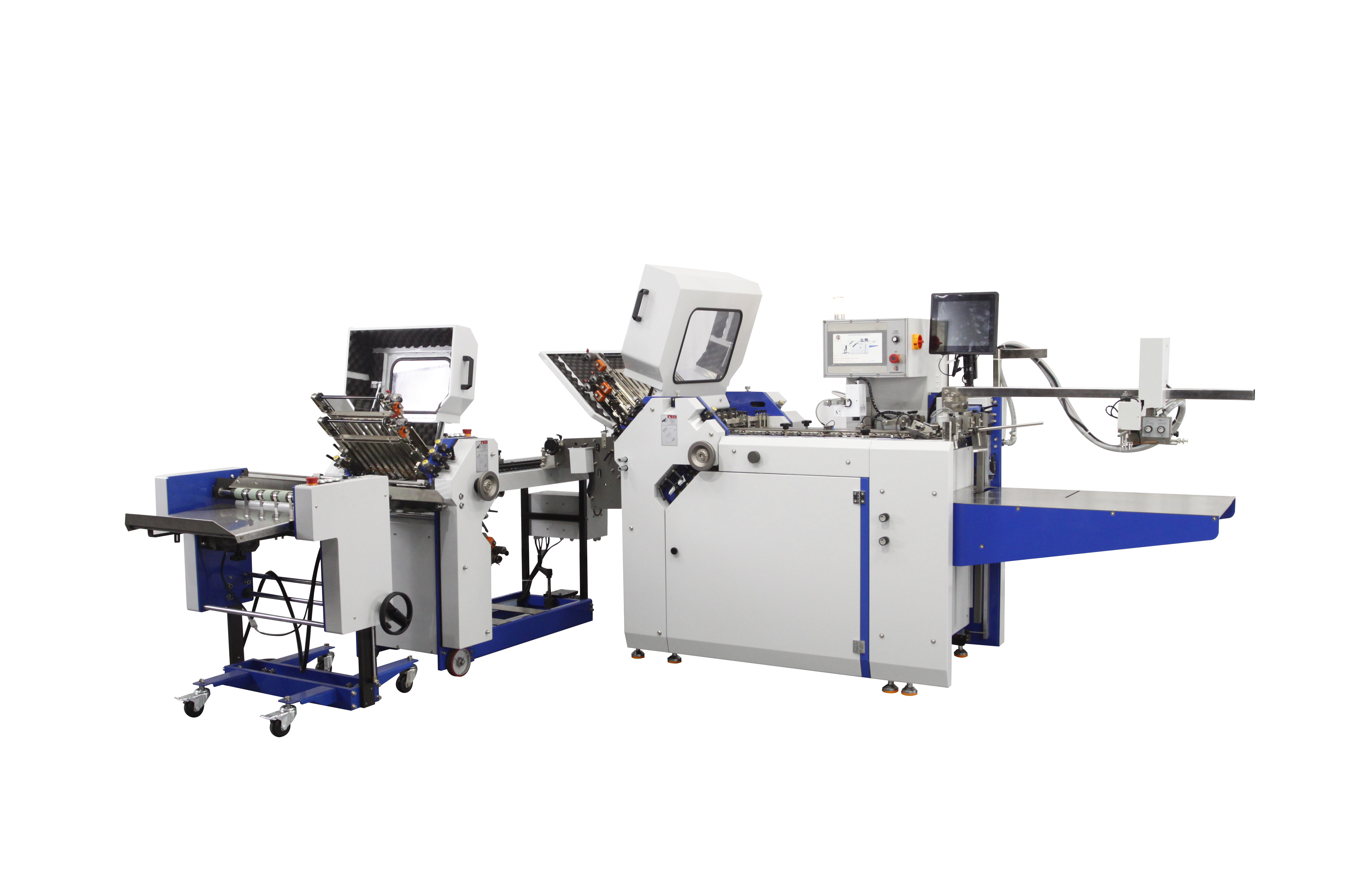 Fast Speed Large Format Paper Folding Machine 70*120mm 300gsm For Instruction Leaflets