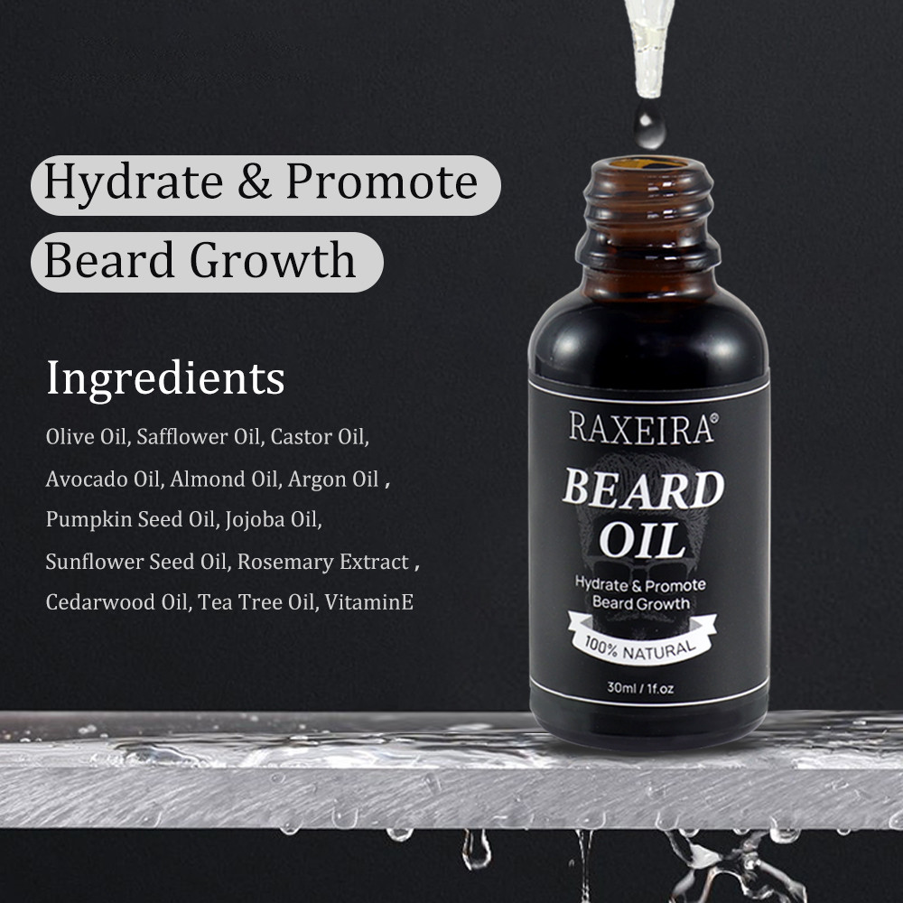 OEM/ODM Beard Care Soften Moisturizing Strength Beard Conditioning Oil