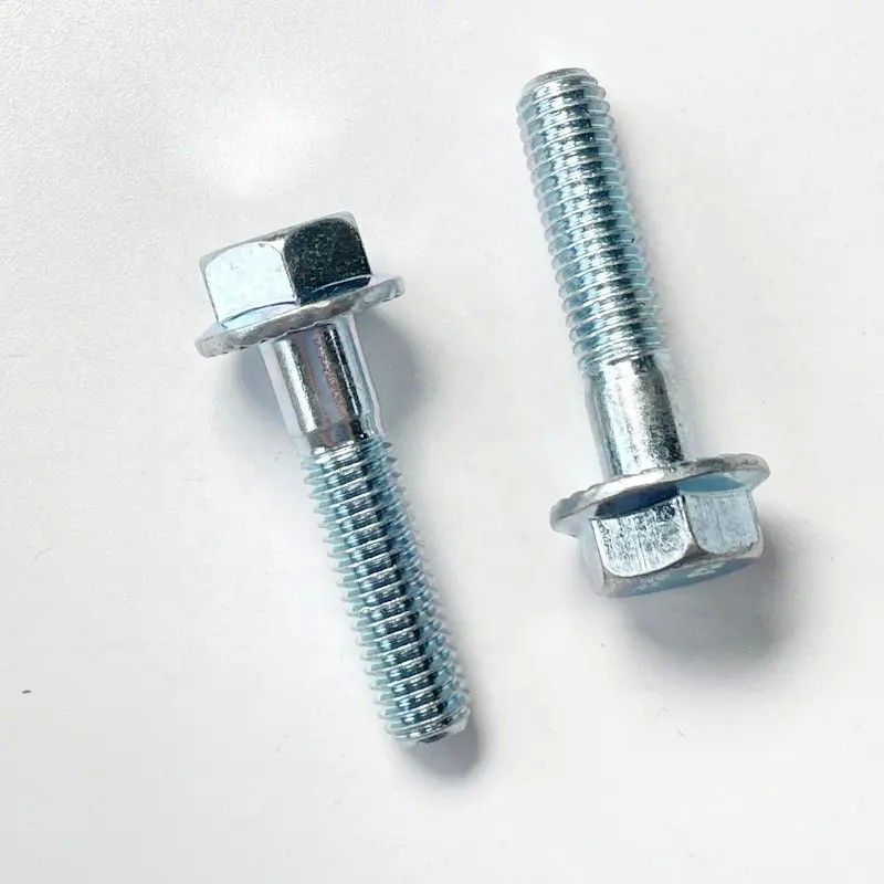 8.8 Grade Nickel Alloy Hexagon Flange Bolts DIN 6921 Monel 400 UNS N04400 Half Thread
