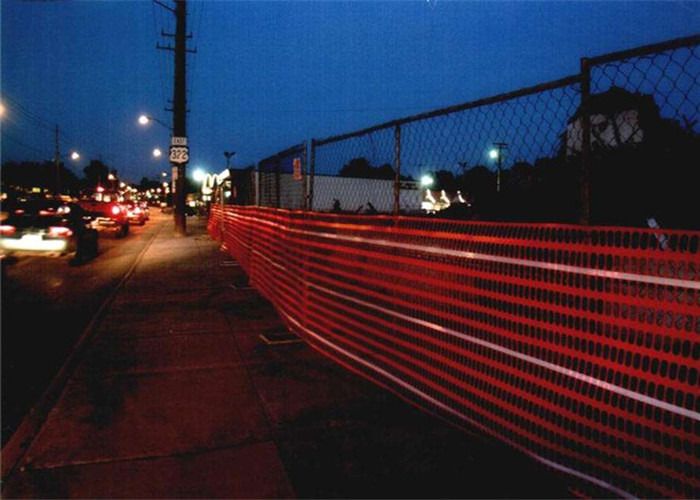 High Srength Anti - UV Plastic Safety Fence With Oval Rectangular Hole