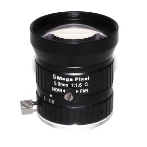  5mm HD 5MP LENS CCTV Camera Lens F1.6 Aperture 1/1.7&quot; Image Format Mount C for Industrial Security Road Monitoring Manufactures