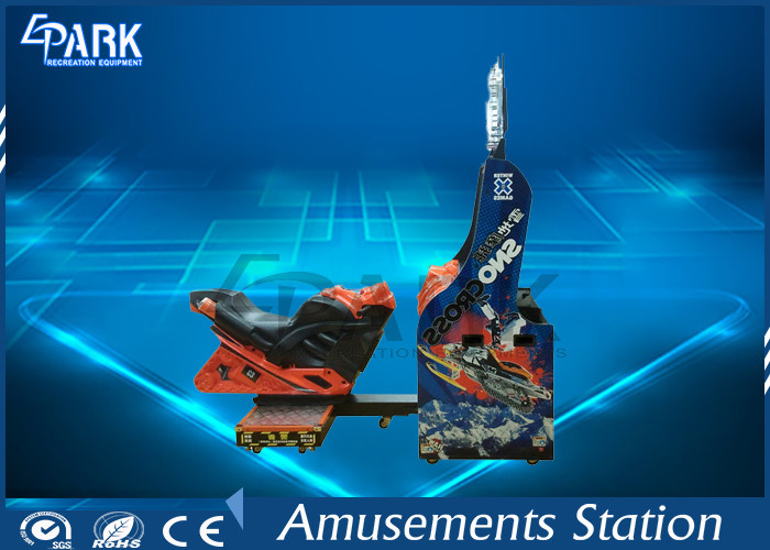 Fashion Appearance Racing Game Machine Coin Operated Snow Cross Motorcycle For Kids
