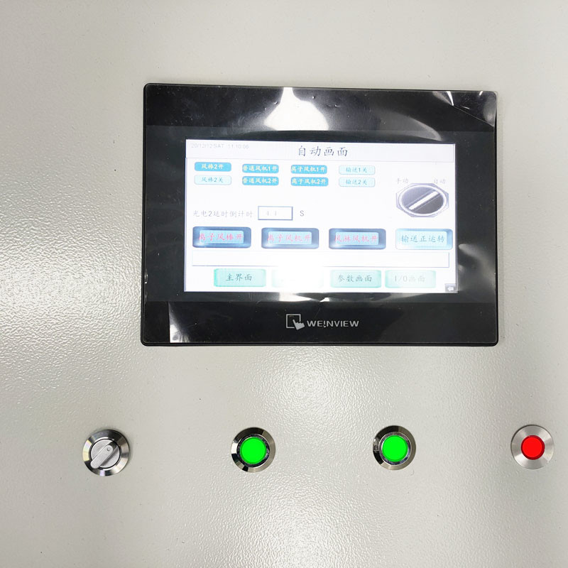 Cleanroom Steel Air Shower Pass Box And Automatic Roller Conveyor