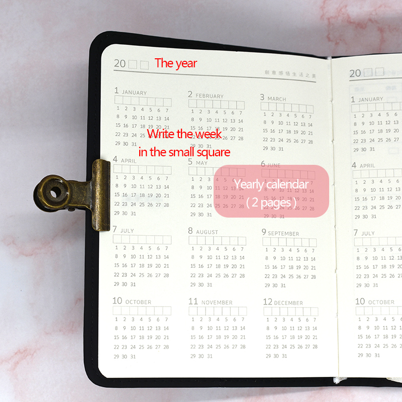 Promotion A6 Custom Printing Notebook with 144 Inner Pages and Professional Design