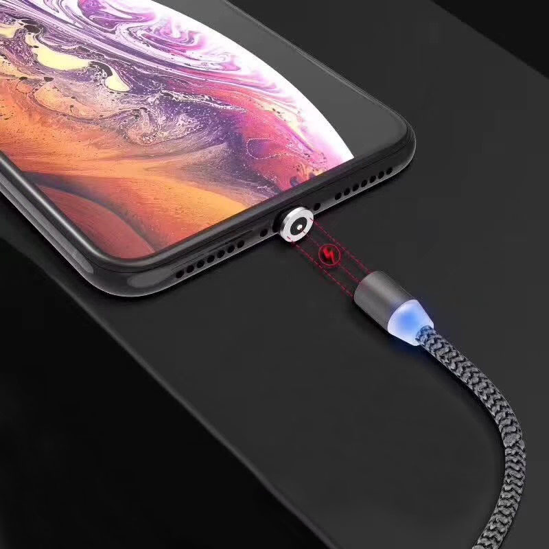 3 In 1 Fast Charging Magnetic USB Cable Cell Phone Date Transfer