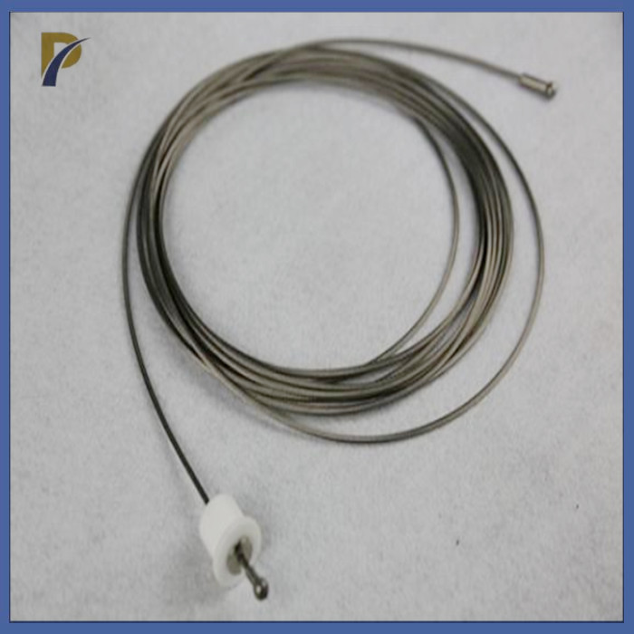 Thin 99.95% Pure Tungsten Wire Rope W1 Grade Tungsten Wire For Vacuum Single Crystal Furnace high strength tungsten