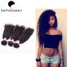 Buy cheap 10" - 30" Indian Virgin Hair Natural Black Remy Hair Curly Wave Weaving from wholesalers