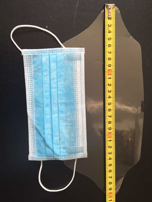 99.7% PFE SPP MBP Disposable Face Mask With Eye Shield