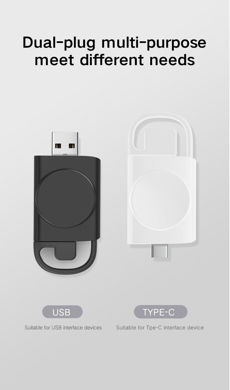 Apple Watch Wireless Magnetic Charger 5V Lightweight 0.8 Ounces White Color