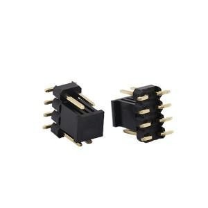 China 2.54mm Pitch Male PCB Pin Header Connectors Double Row SMD With Cap on sale China 2.54mm Pitch Male PCB Pin Header Connectors Double Row SMD With Cap on sale