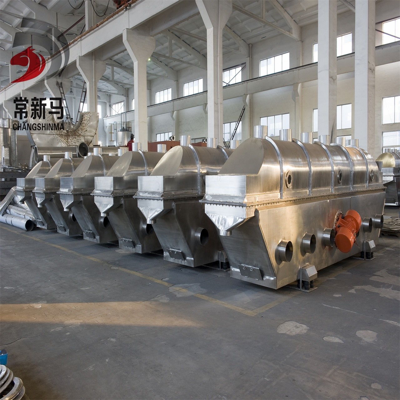 ZLG Continuous Horizontal Vibration Fluid Bed Dryer In Pharmaceutical