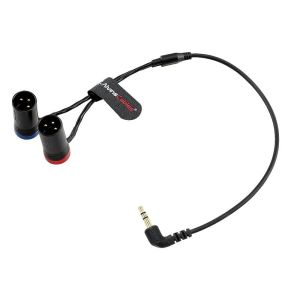 China Alvin's Cables RØDE Wireless GO II/MixPre 3.5mm TRS to Dual XLR M Unbalanced Breakout Cable 45cm on sale