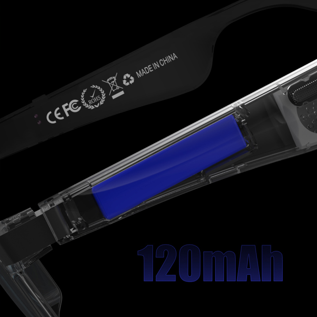 Blue Light Wireless Hands-free 5.0 Music Glasses 2020 by North IOS Android Phone Smart Slasses Music In stock