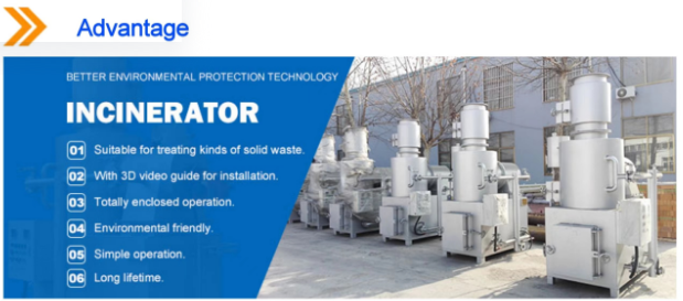 Advanced 500KW Incinerator for Comprehensive Solid Waste Treatment Weight KG 1000 kg