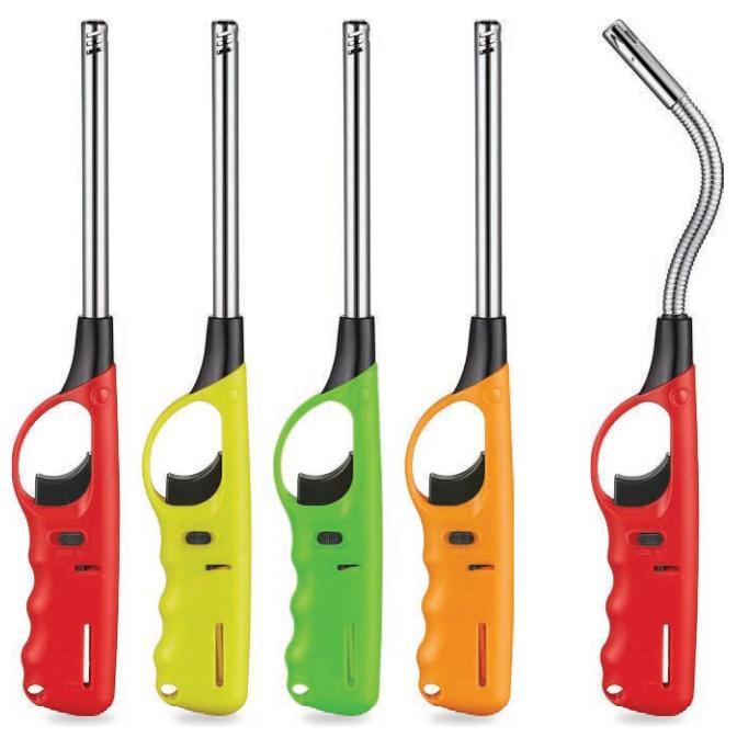 Wholesale Utility Kitchen Electronic Gas Flame Fold Type Fire Custom Mini BBQ Camping Lighter