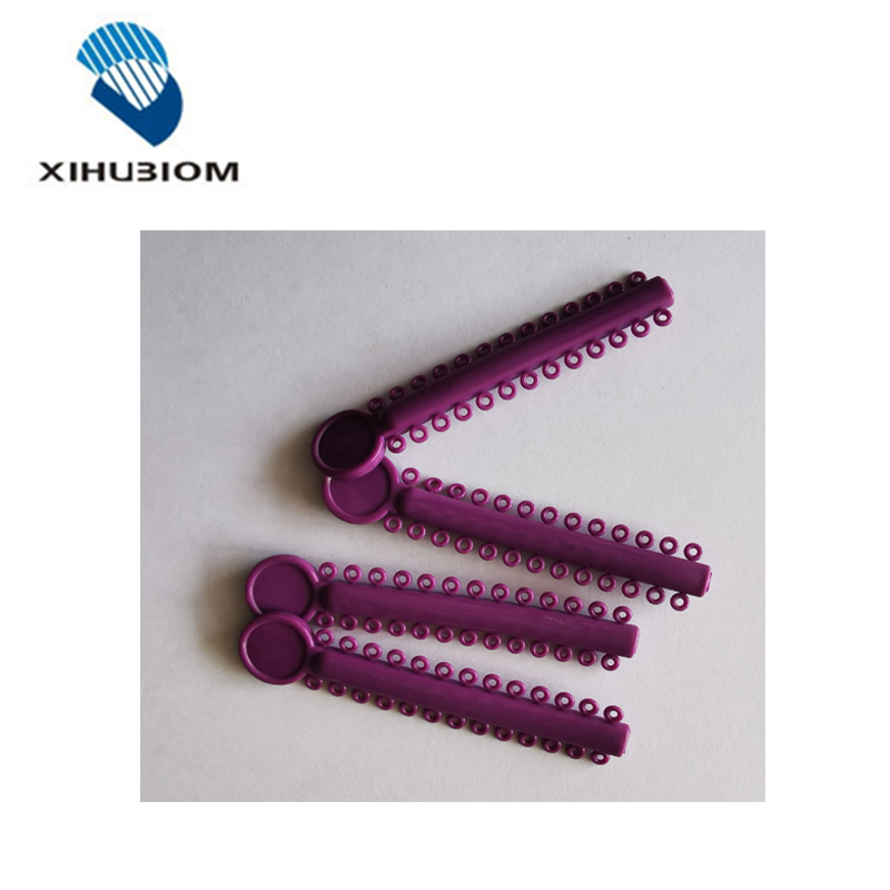 Class II Dental Orthodontic Elastic Ligature Tie For Brace 26 Loops